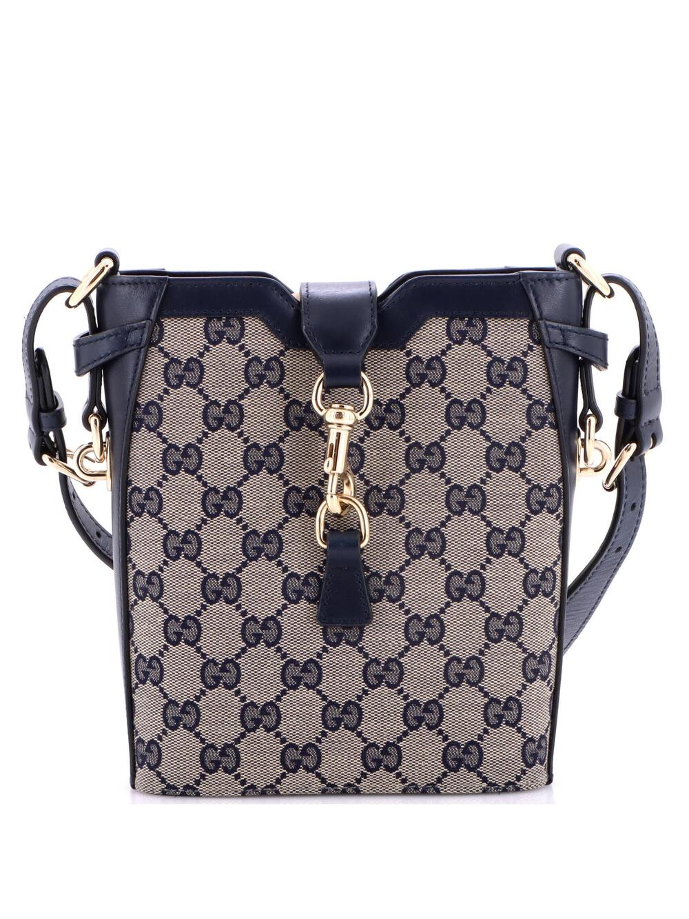 Gucci Bucket Bag Gg Canvas With Leather #288839G13B